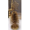 ALBERO DI NATALE METALLO GLITTER ORO