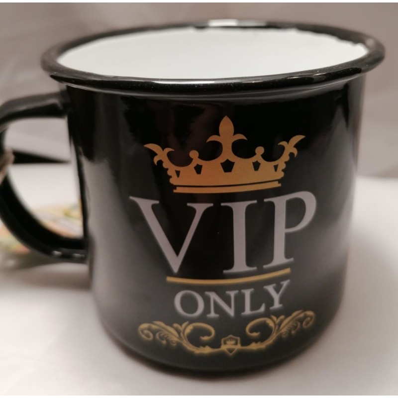 VIP TAZZA IN METALLO SMALTATO