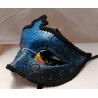 MASCHERA BLU STILE VENEZIANO