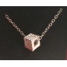 COLLANA ZIRCONI CUBO