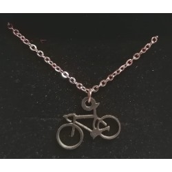 COLLANA ACCIAIO BICI