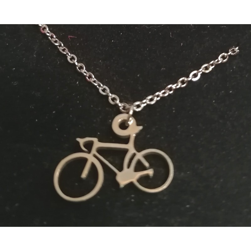 COLLANA ACCIAIO BICI