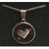 COLLANA ACCIAIO CUORE - LOVE