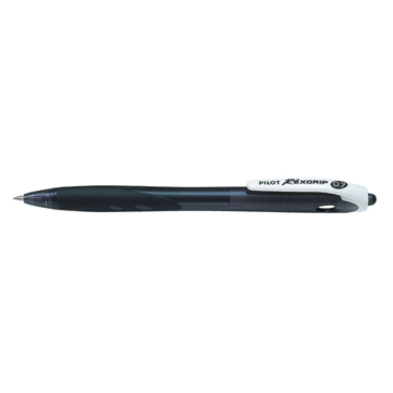 PENNA NERA "F" A SCATTO REXGRIP PILOT