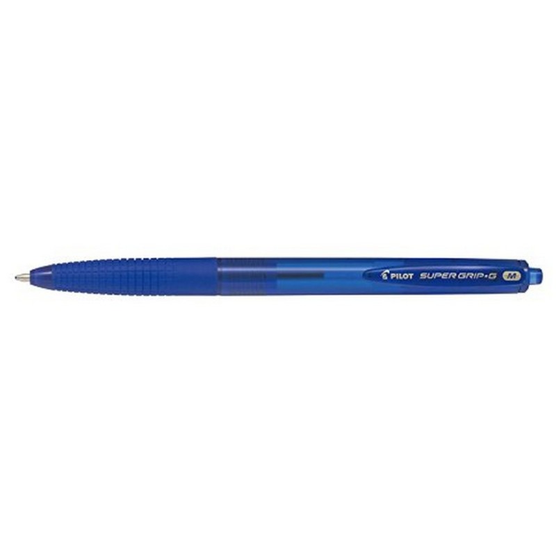 PENNA BLU "M" A SCATTO SUPERGRIP-G PILOT