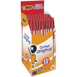 PENNA ROSSA BIC CRISTAL