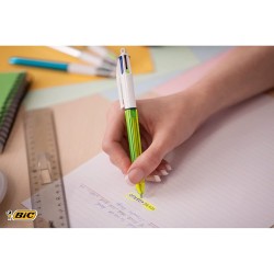 PENNA BIC 4 COLORI EVIDENZIATORE