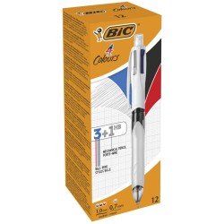 PENNA BIC 4 COLORI PORTA MINA