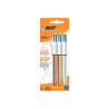 PENNA BIC 4 COLORI FUSTO METALLIZZATO