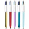 PENNA BIC 4 COLORI FUSTO METALLIZZATO