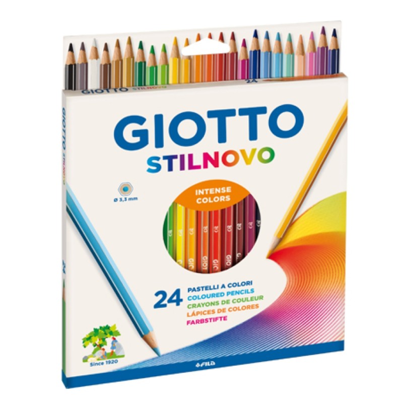 PASTELLI A COLORI GIOTTO STILNOVO 24pz.