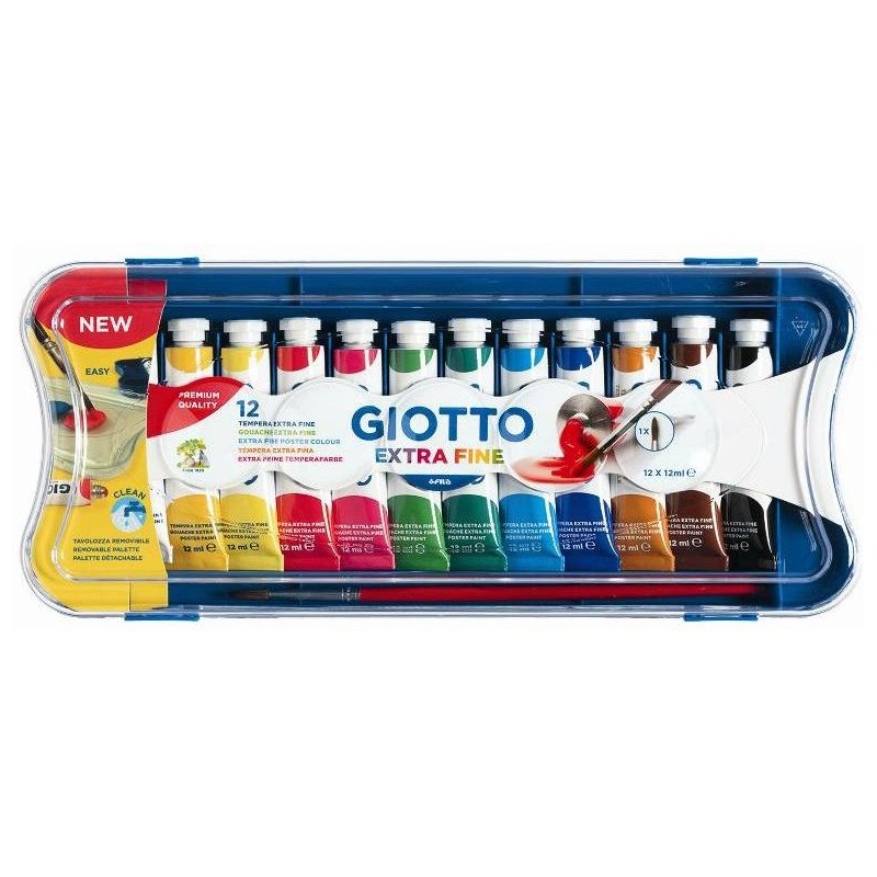 TEMPERA GIOTTO 12 X 12ml.