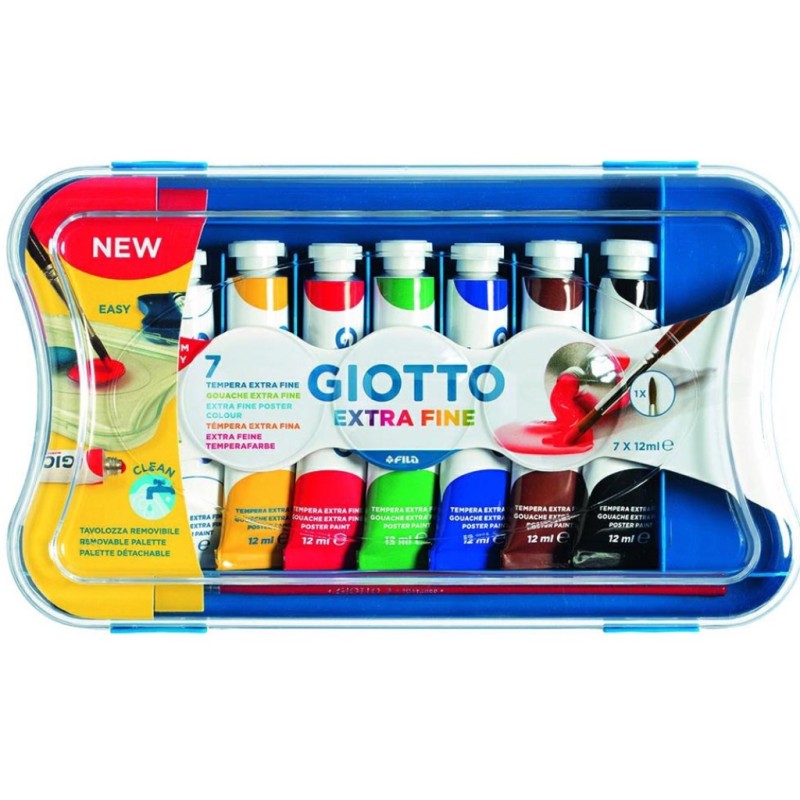 TEMPERA GIOTTO 7 X 12ml.