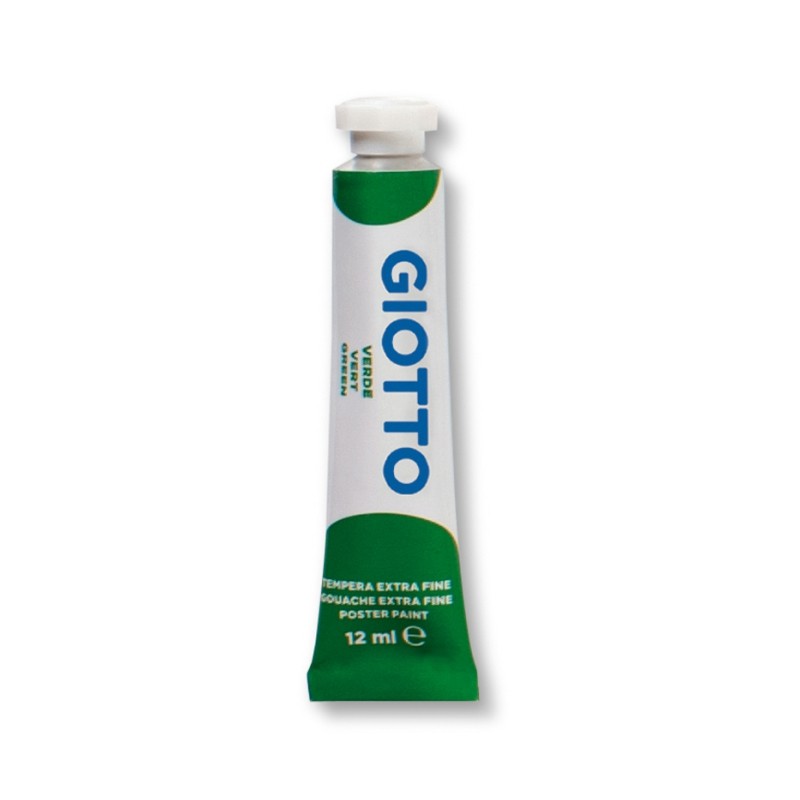 TEMPERA VERDE 12 GIOTTO 12ml.