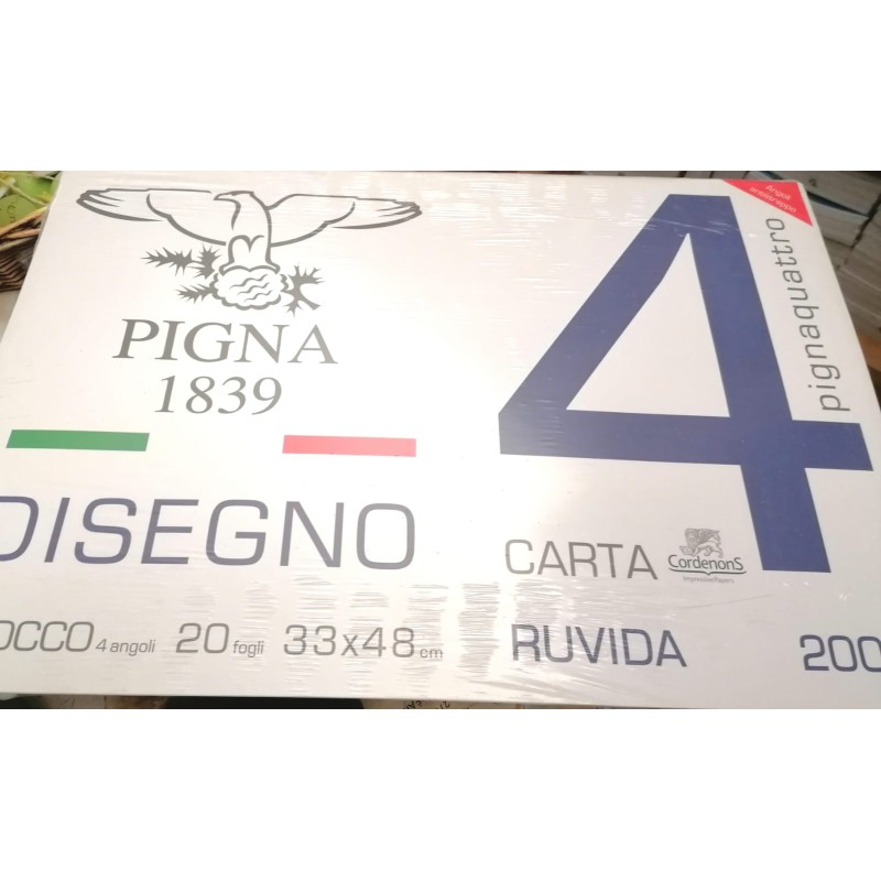 ALBUM DISEGNO GRANDE 4 RUVIDO PIGNA