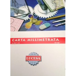 FOGLIO CARTA MILLIMETRATA