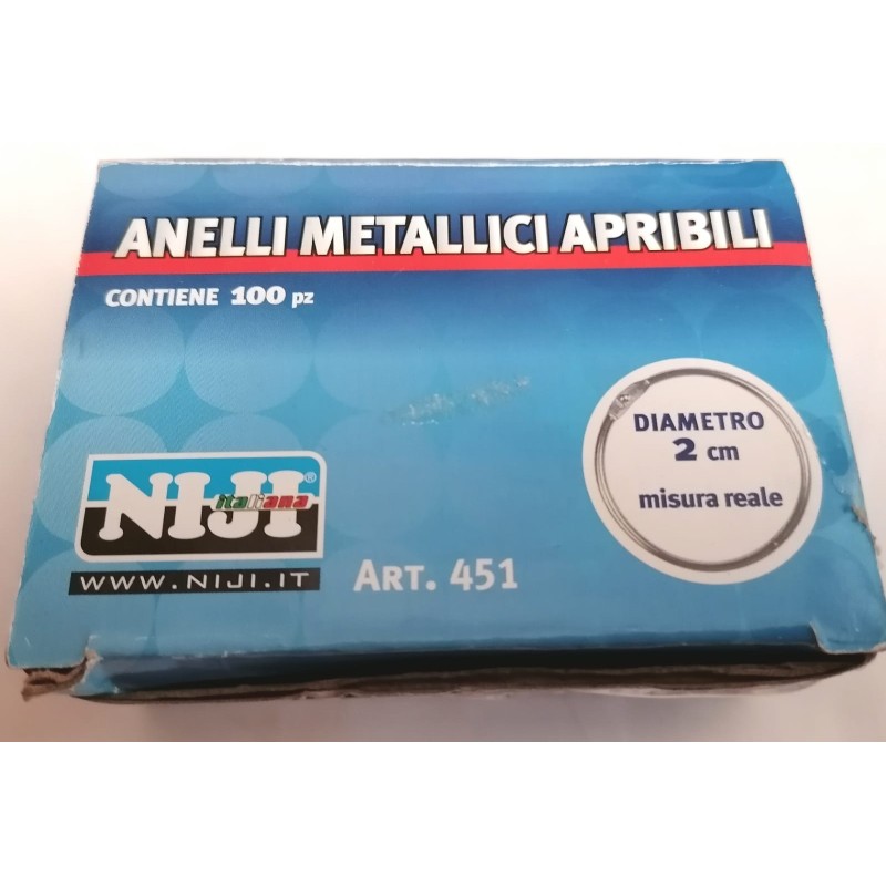 ANELLI METALLICI APRIBILI