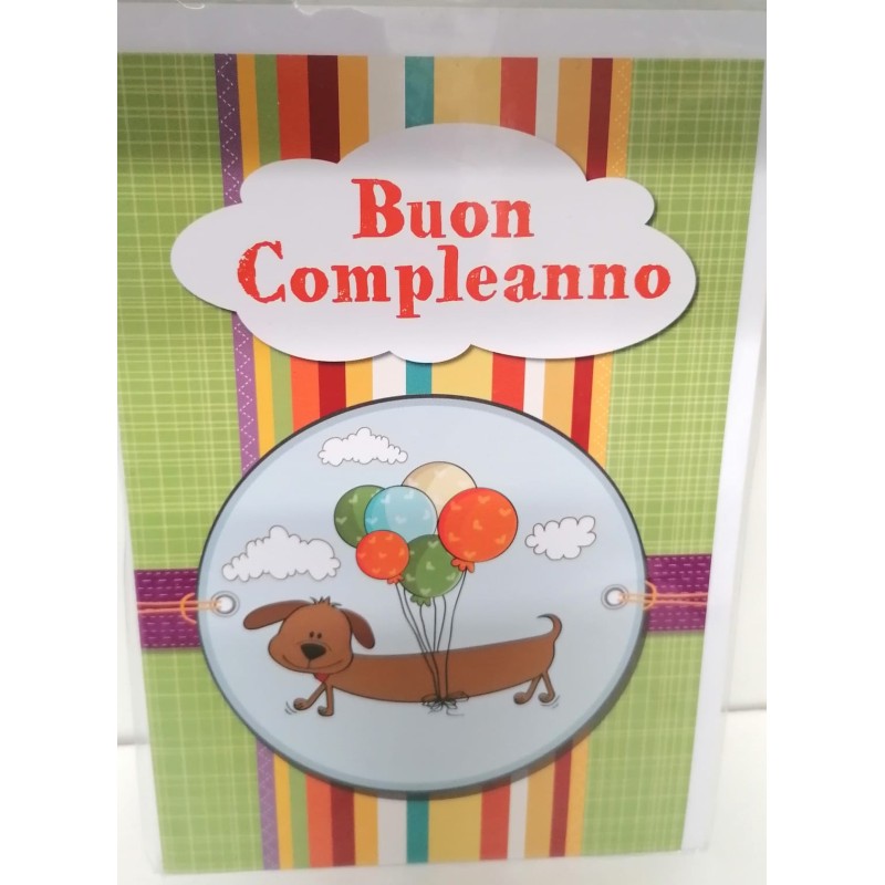 BIGLIETTO COMPLEANNO CUCCIOLI